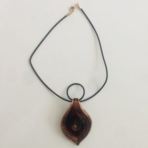 Murano Glass Pendant, Handmade and EUC